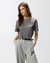 T-shirt con applicazione gioiello Love Birds - | Pinko