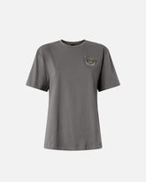 T-shirt con applicazione gioiello Love Birds - | Pinko