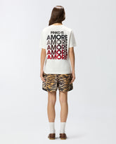 T-shirt con lettering Amore in strass - | Pinko