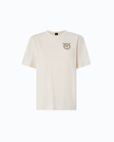 T-shirt con applicazione gioiello Love Birds - | Pinko