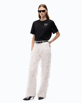 T-shirt con applicazione gioiello Love Birds - | Pinko
