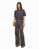 T-shirt «Too Glam To Give A Damn» με στρας - | Pinko
