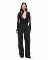 Pantalon portefeuille wide leg - | Pinko