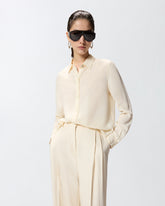 Chemise en soie sand wash - | Pinko