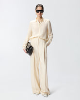 Chemise en soie sand wash - | Pinko