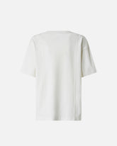 T-shirt with heart embroidery - | Pinko