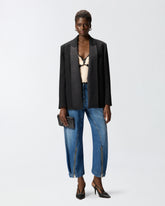 Jeans balloon fit con zip - | Pinko