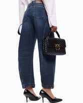 Jeans straight fit con passante workwear - | Pinko