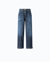 Jeans straight fit con passante workwear - | Pinko