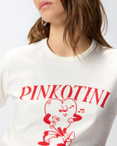T-shirt με στάμπα καρδιά και Pinkotini - | Pinko
