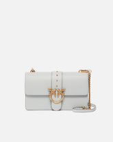Bolso de mano mediano Love Bag One de piel - Blanco crema | Pinko