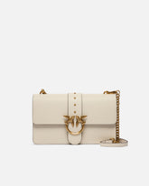 Sac à main moyen Love Bag One en cuir - Blanc | Pinko