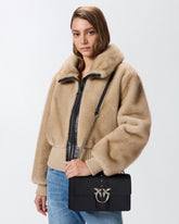 Mittelgroße Henkeltasche Love Bag One aus Leder - | Pinko
