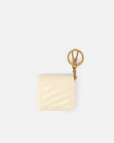 Custodia AirPods Love Bag Puff in pelle lucida - | Pinko