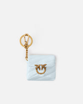 Love Bag Puff AirPods case in shiny leather - | Pinko