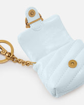 Love Bag Puff AirPods case in shiny leather - | Pinko