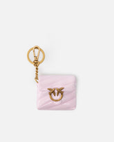 Custodia AirPods Love Bag Puff in pelle lucida - | Pinko