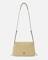 Mini One, Two, Three Bag in leather with shoulder strap - | Pinko