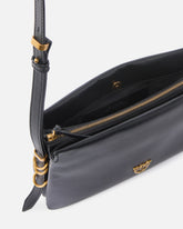 Mini One, Two, Three Bag in leather with shoulder strap - | Pinko