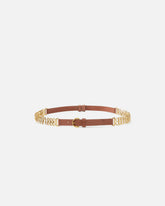 Cintura con inserto a catena 2 cm - | Pinko