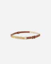 Cintura con inserto a catena 2 cm - | Pinko
