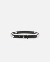 Pasek z ćwiekami 3 cm - | Pinko