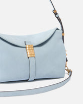 Saddle suede small shoulder bag - | Pinko