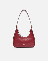 Borsa a spalla hobo piccola Miss PINKO Mini in pelle shiny - | Pinko