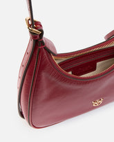Borsa a spalla hobo piccola Miss PINKO Mini in pelle shiny - | Pinko
