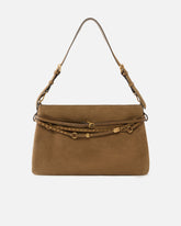 Grand sac porté épaule Belt Bag Big en daim - | Pinko