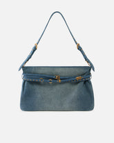 Belt Bag Big large shoulder bag in denim - | Pinko
