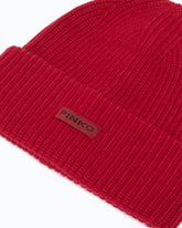 Berretto con logo lettering PINKO - | Pinko