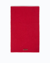 Ribbed cashmere- and wool-blend scarf - | Pinko