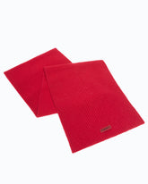 Sciarpa in misto lana e cashmere a coste - | Pinko