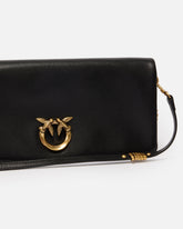 Pochette a tracolla media Love Bag Click Soft Horizontal in pelle - | Pinko