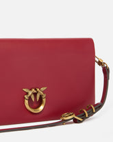 Love Bag Click Soft Horizontal Mini small crossbody clutch in leather - | Pinko