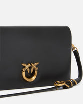 Pochette a tracolla piccola Love Bag Click Soft Horizontal Mini in pelle - | Pinko