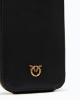 Zip-around leather smartphone case - | Pinko