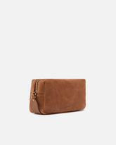 Horizontal Bag medium shoulder bag in suede - | Pinko