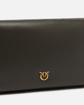 Horizontal Bag medium shoulder bag in leather - | Pinko