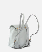 Zaino medio Saddle Backpack in pelle con anelli logati - | Pinko