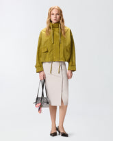 Giacca blouson con micro borchie all over - | Pinko