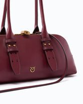 Borsa grande a spalla Escape Bag Horizontal in pelle - | Pinko
