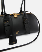 Borsa grande a spalla Escape Bag Horizontal in pelle - Nero | Pinko