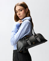 Grand sac porté épaule Escape Bag Horizontal en cuir - | Pinko