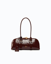 Borsa a mano grande Escape Bag Horizontal in pelle new shiny - | Pinko