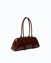 Borsa a mano grande Escape Bag Horizontal in pelle new shiny - | Pinko