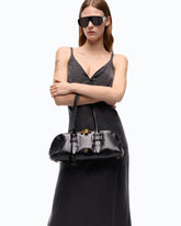 Escape Bag Horizontal large handbag in new shiny leather - | Pinko