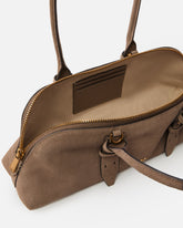Bolso de hombro grande Escape Bag Horizontal de ante - | Pinko