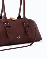 Bolso de hombro grande Escape Bag Horizontal de piel flor - | Pinko